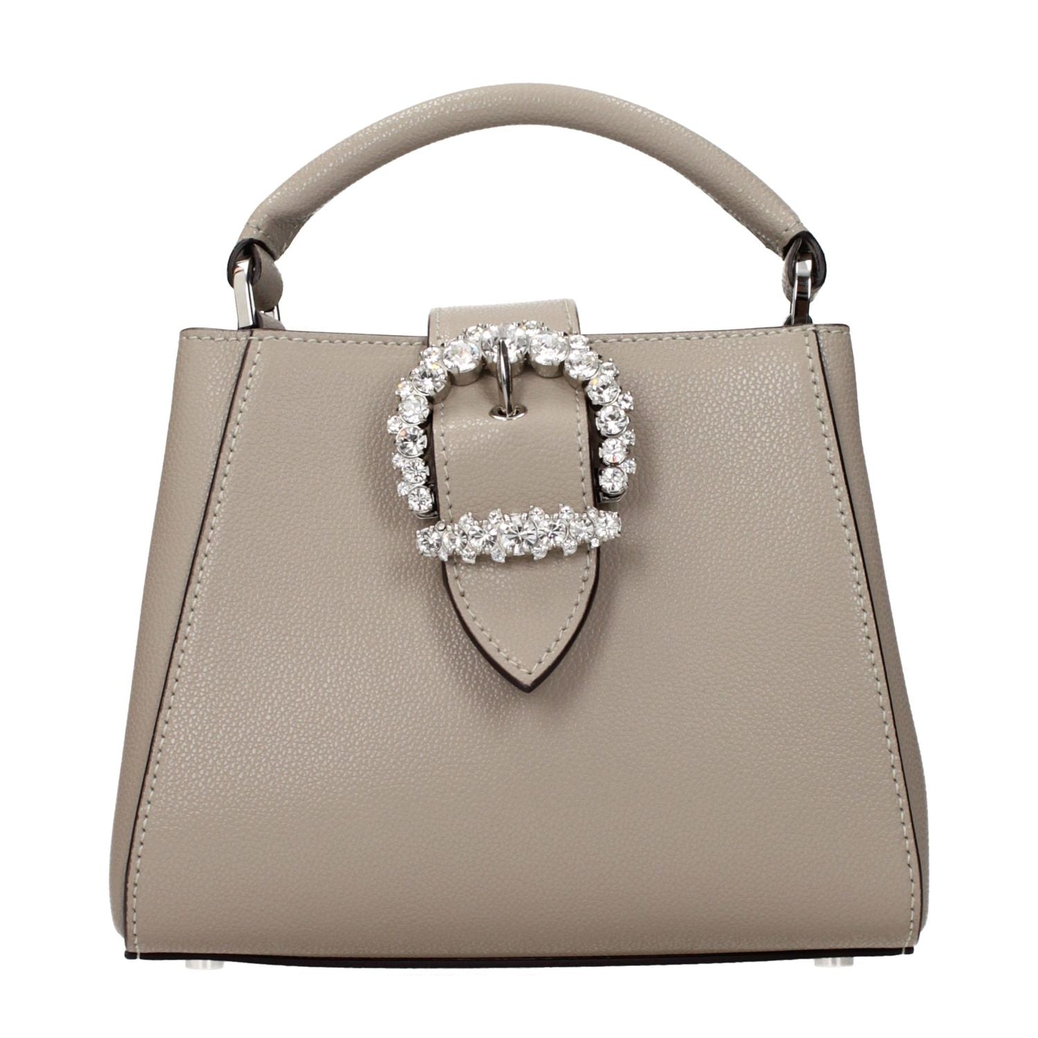 Jimmy Choo Gray Leather Handbag