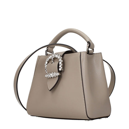 Jimmy Choo Gray Leather Handbag