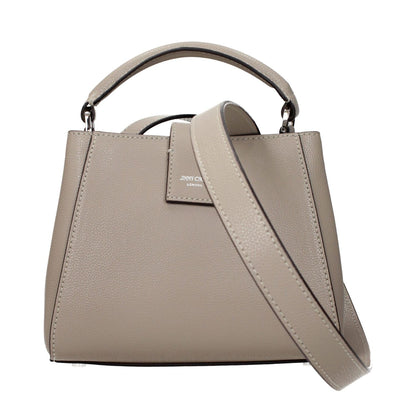 Jimmy Choo Gray Leather Handbag