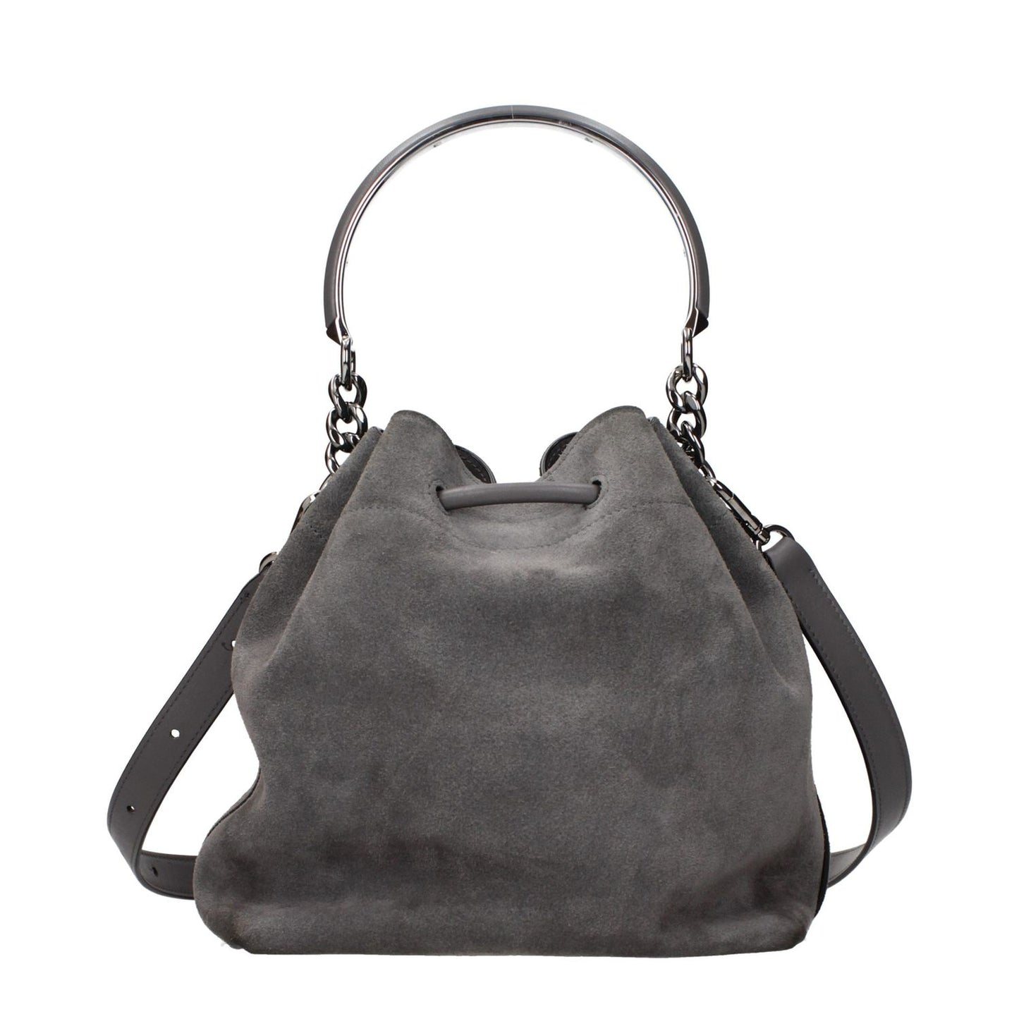 Jimmy Choo Gray Leather Handbag