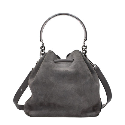 Jimmy Choo Gray Leather Handbag
