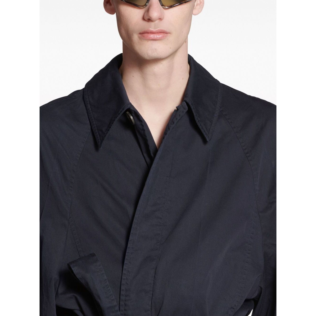 Balenciaga deconstructed cotton coat