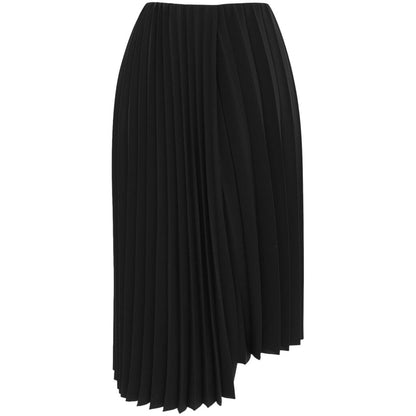 Saint Laurent Pleated Midi Skirt Skirts