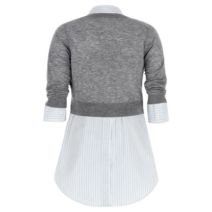 Alexander Wang Gray Wool Blouse