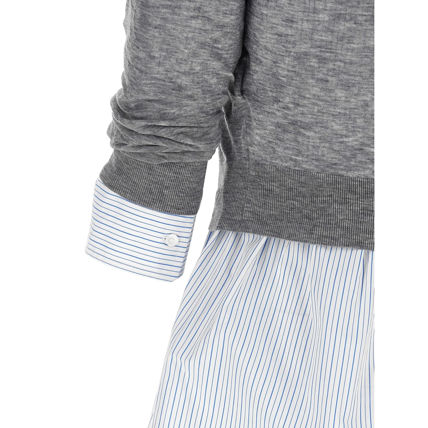 Alexander Wang Gray Wool Blouse