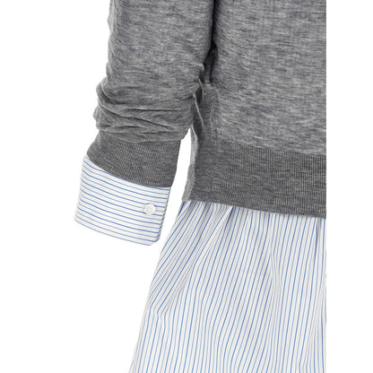 Alexander Wang Gray Wool Blouse
