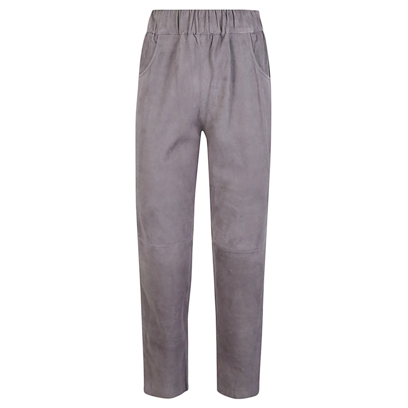 Via Masini 80 Trousers Grey Trousers