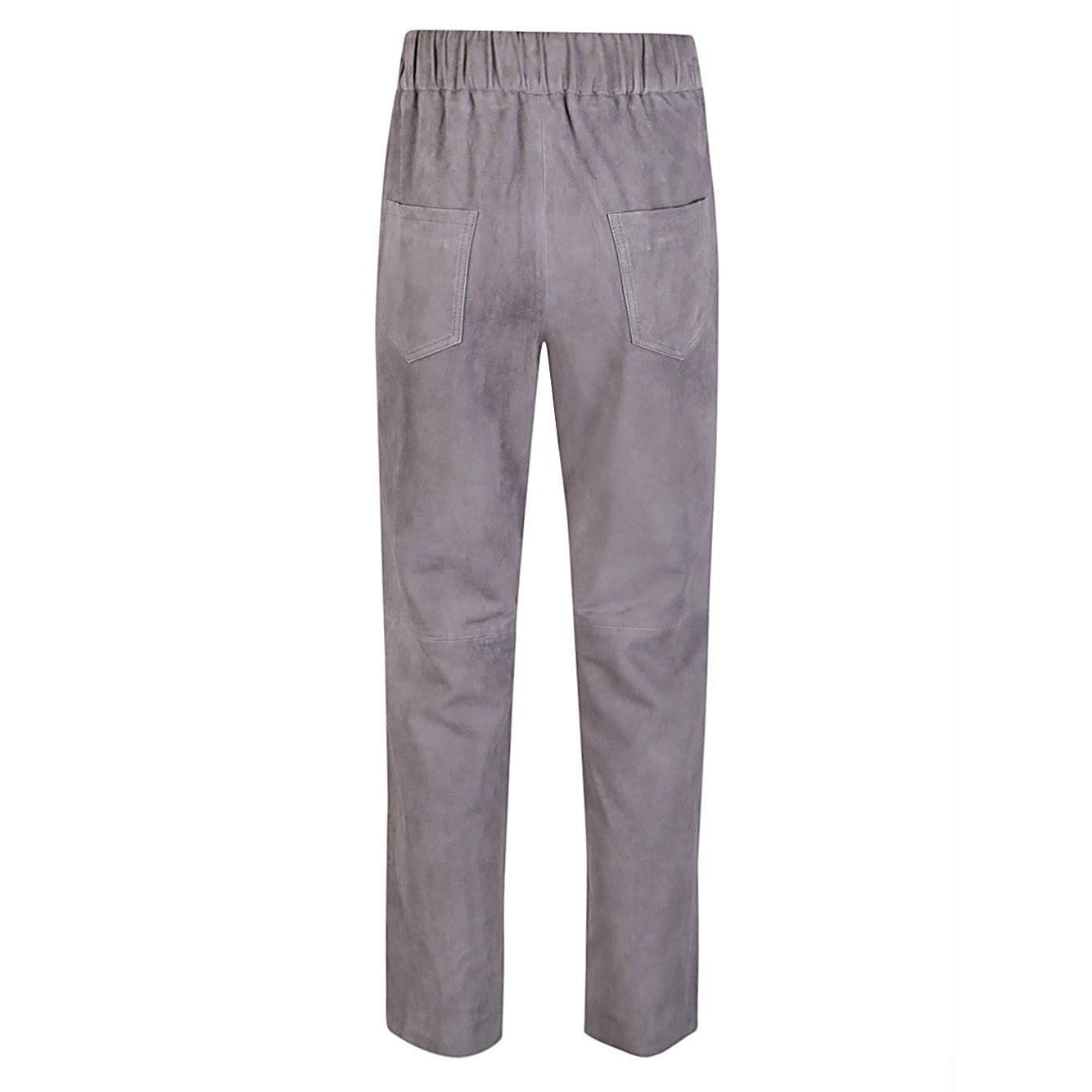Via Masini 80 Trousers Grey Trousers