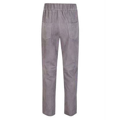 Via Masini 80 Trousers Grey Trousers