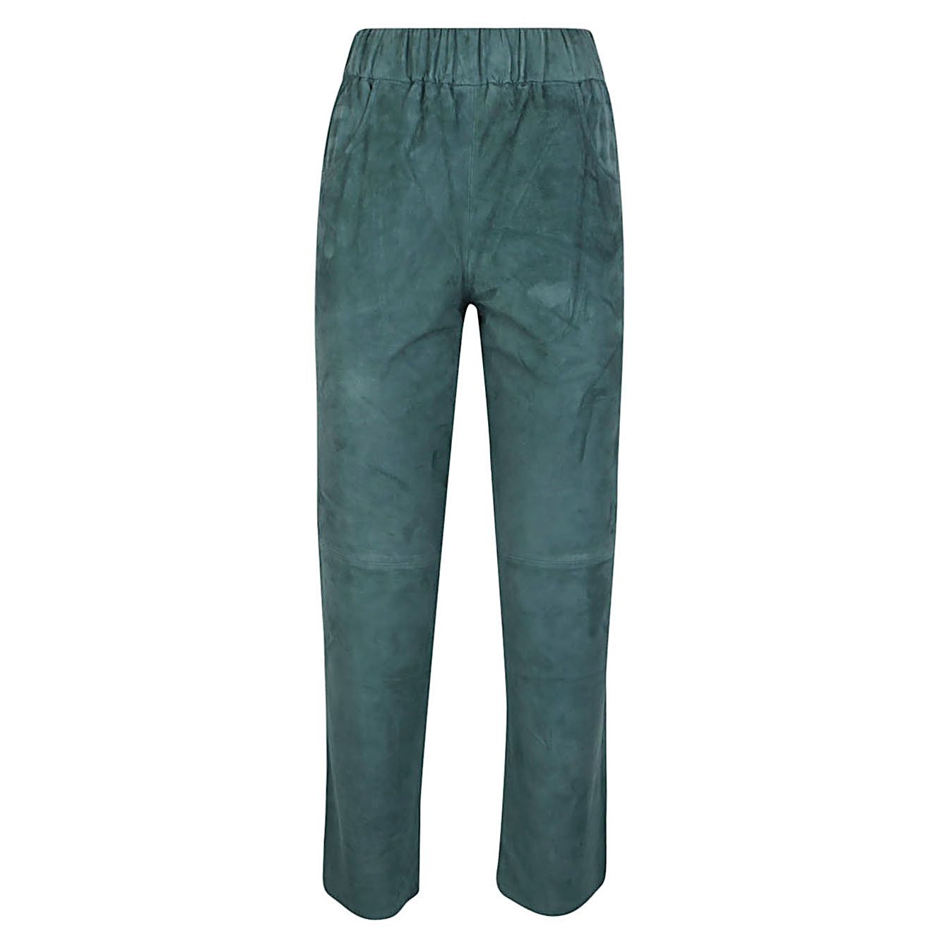 Via Masini 80 Trousers Green Trousers