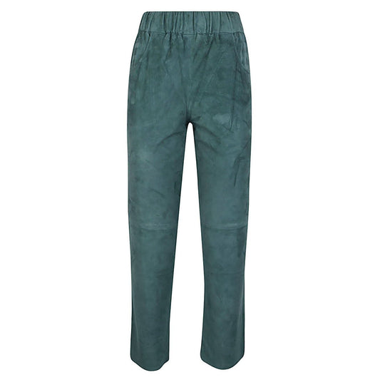 Via Masini 80 Trousers Green Trousers
