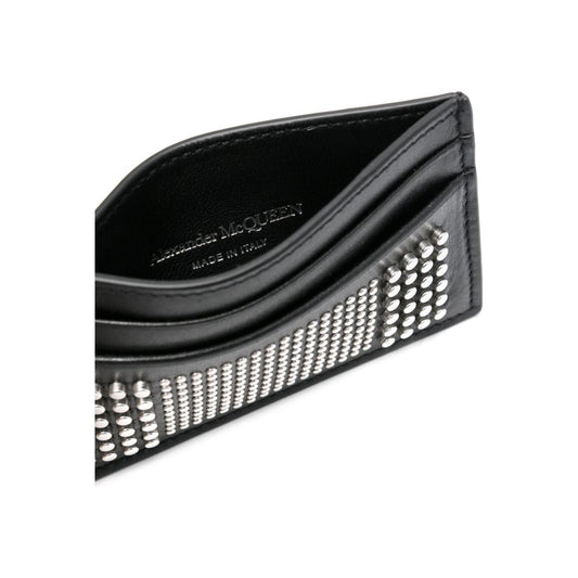 Alexander McQueen Wallets Black Small Leather Goods Alexander Mcqueen Dark Slate Gray