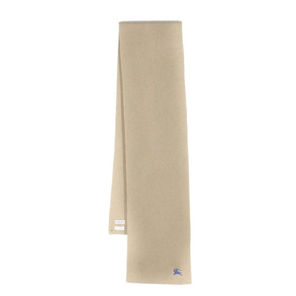 Burberry EKD-embroidered cashmere scarf
