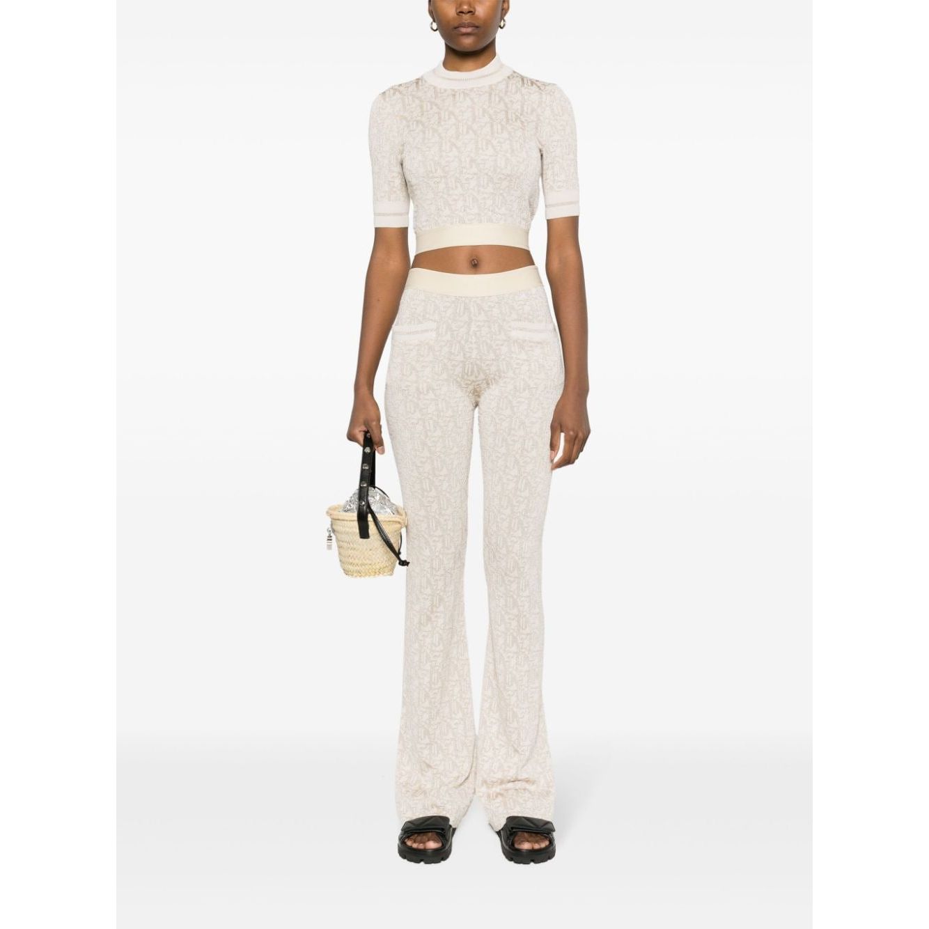 Palm Angels Trousers White Trousers