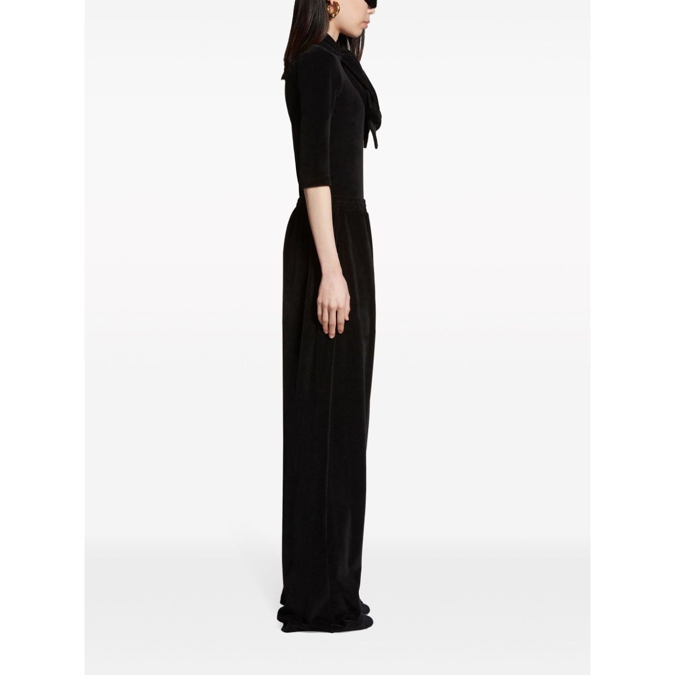 Balenciaga logo embroidered track pants