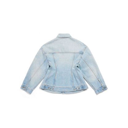 Balenciaga Hourglass silhouette denim jacket