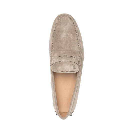 Tod's Flat shoes Grey Moccasins Tod'S Rosy Brown