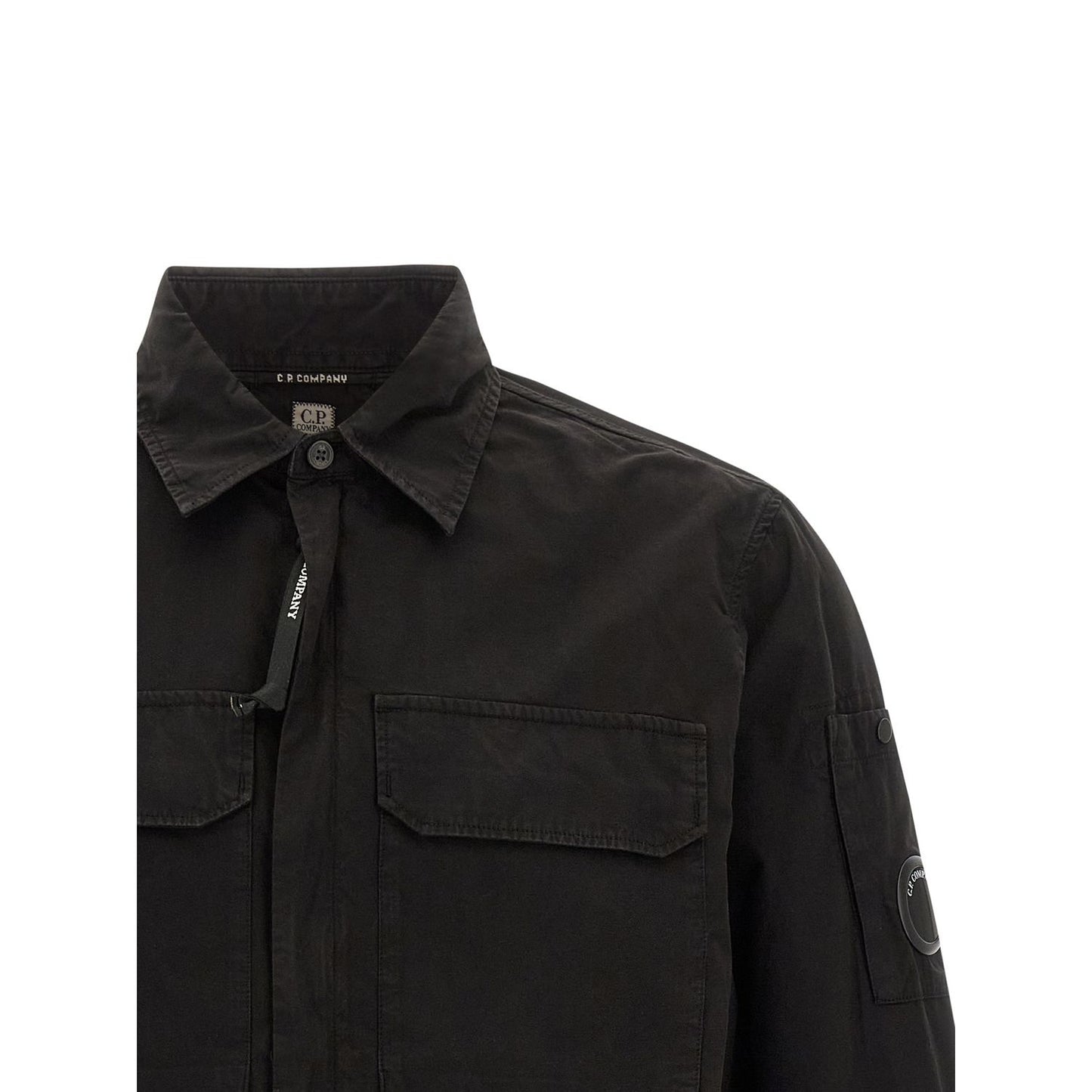 C.P. Company Black Cotton Blouse