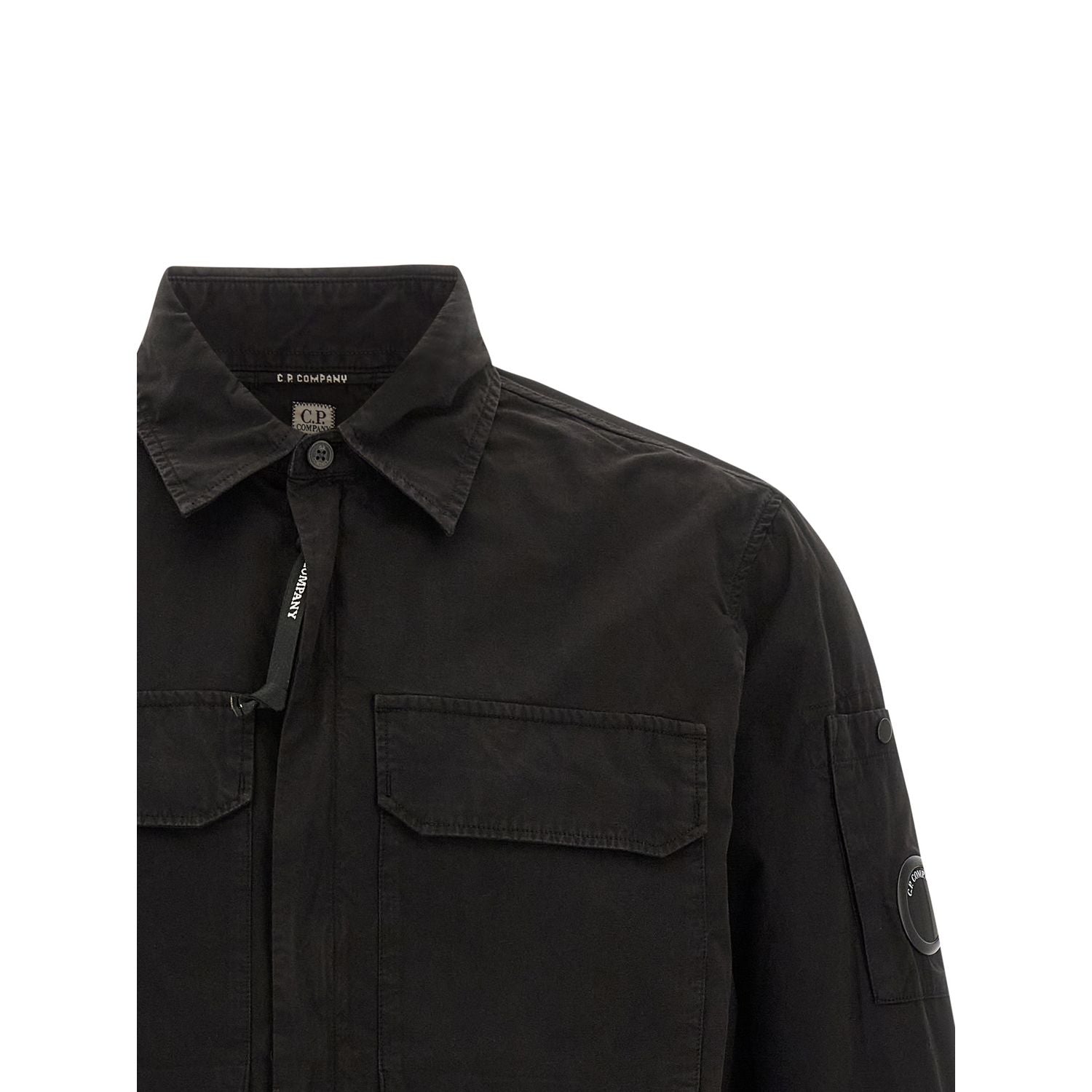 C.P. Company Black Cotton Blouse