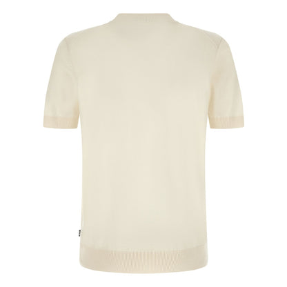 Hugo Boss White Virgin Wool T-Shirt