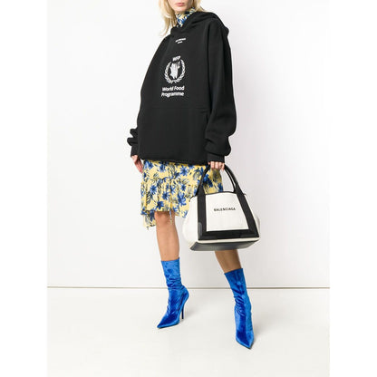 Balenciaga canvas tote with removable pouch