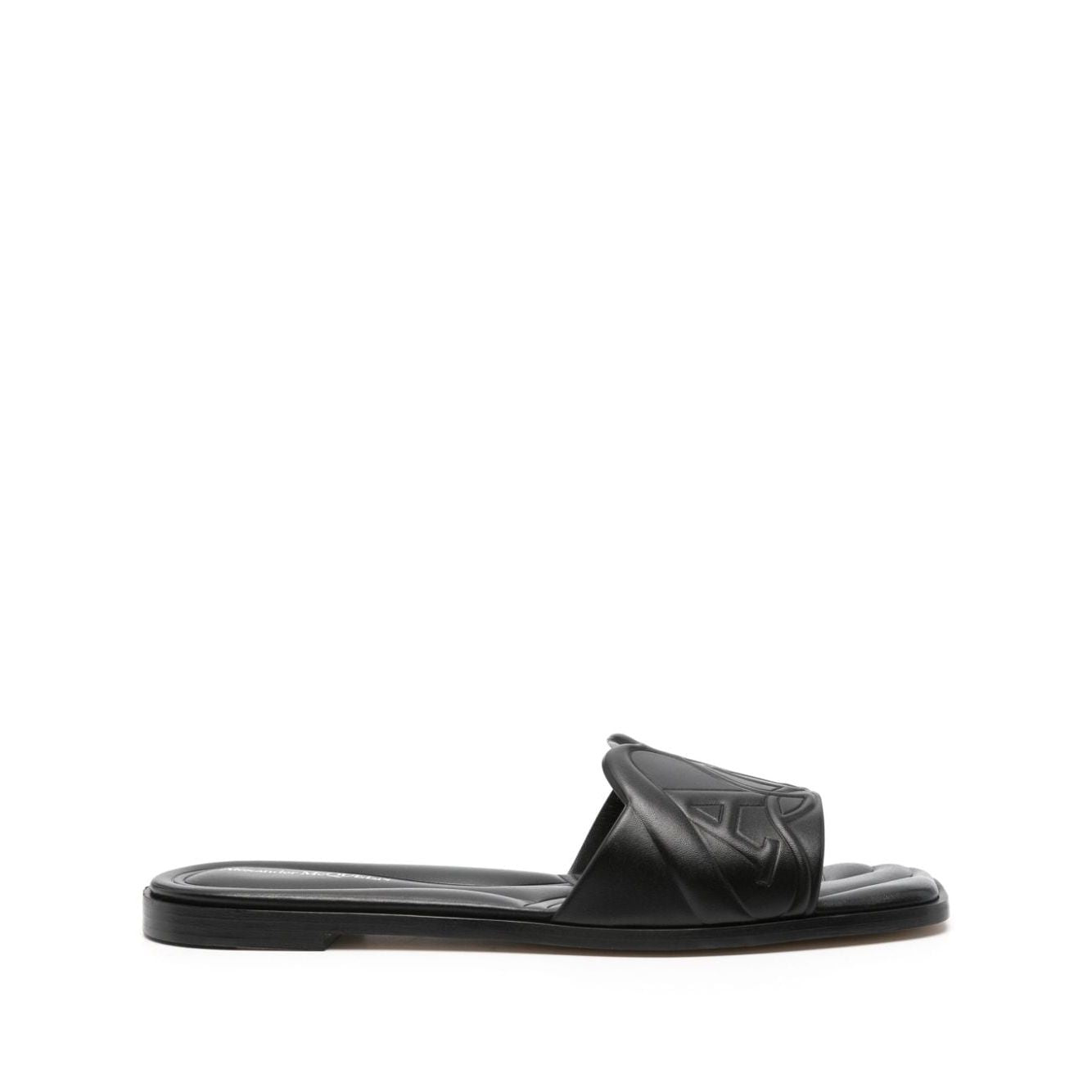 Alexander McQueen logo-embossed leather sandals Sandals