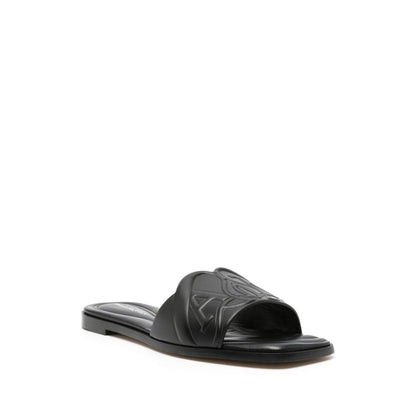 Alexander McQueen logo-embossed leather sandals Sandals