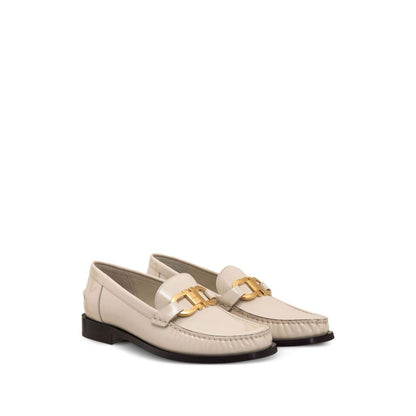 Ferragamo Gancini leather loafers Moccasins