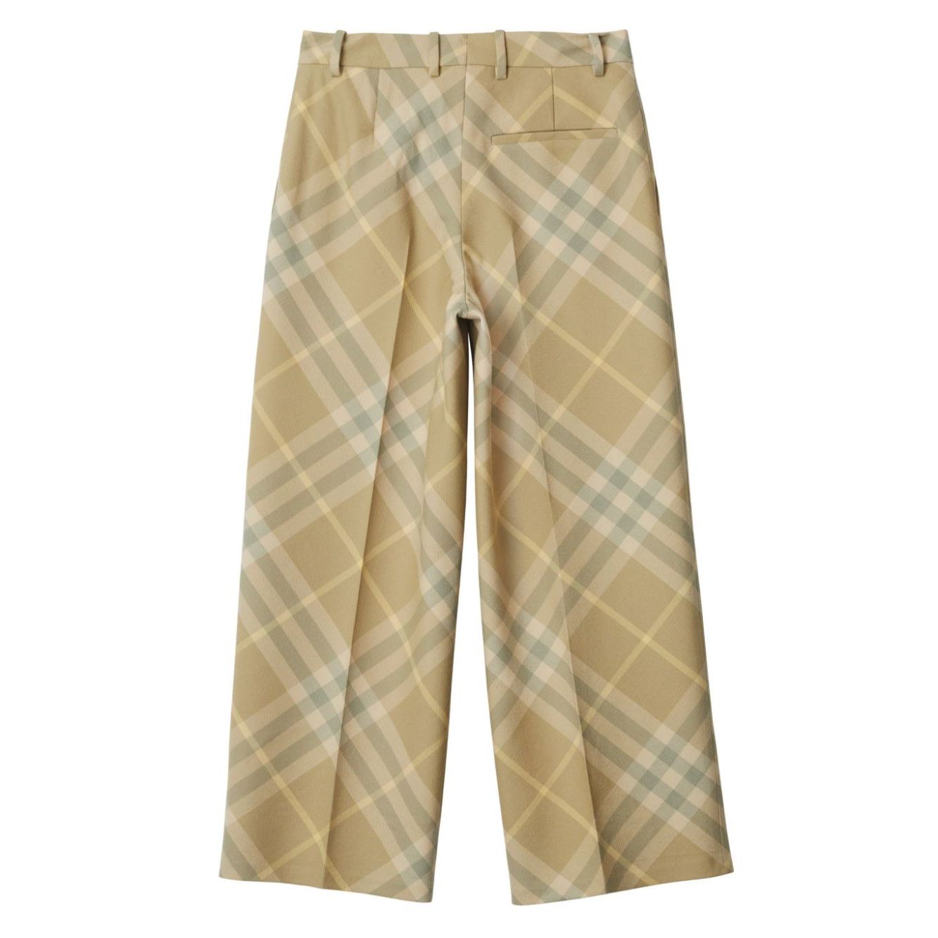 Burberry check-print tailored wool trousers Trousers