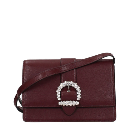 Jimmy Choo Red Leather Crossbody Bag