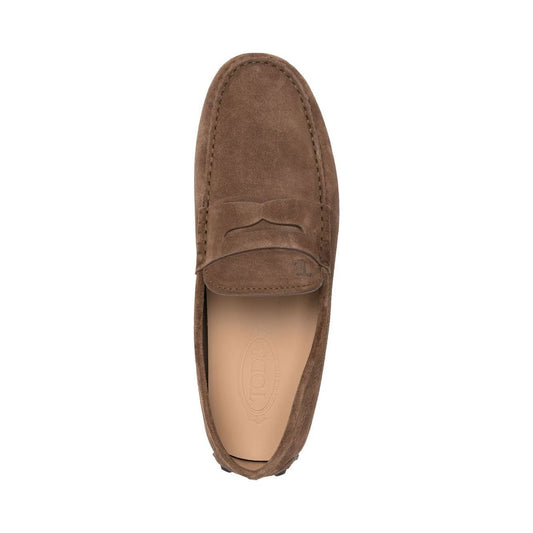 Tod's Flat shoes Brown Moccasins Tod'S Dim Gray