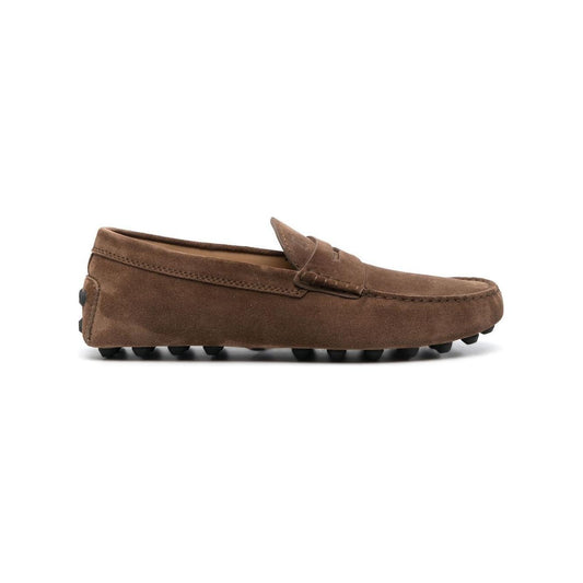 Tod's Flat shoes Brown Moccasins Tod'S Dark Olive Green