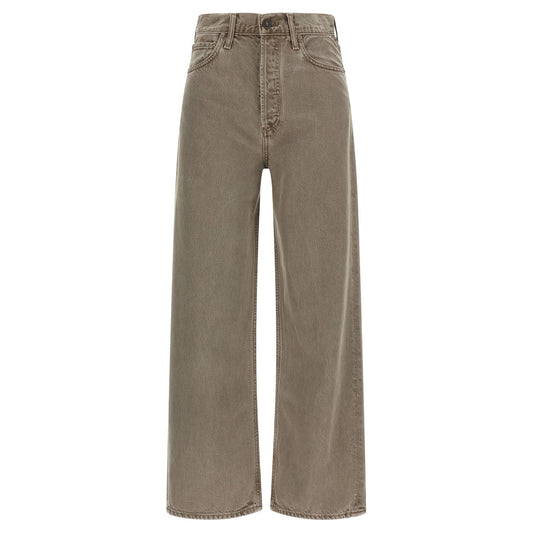 Agolde Brown Lyocell Relaxed Fit Jeans