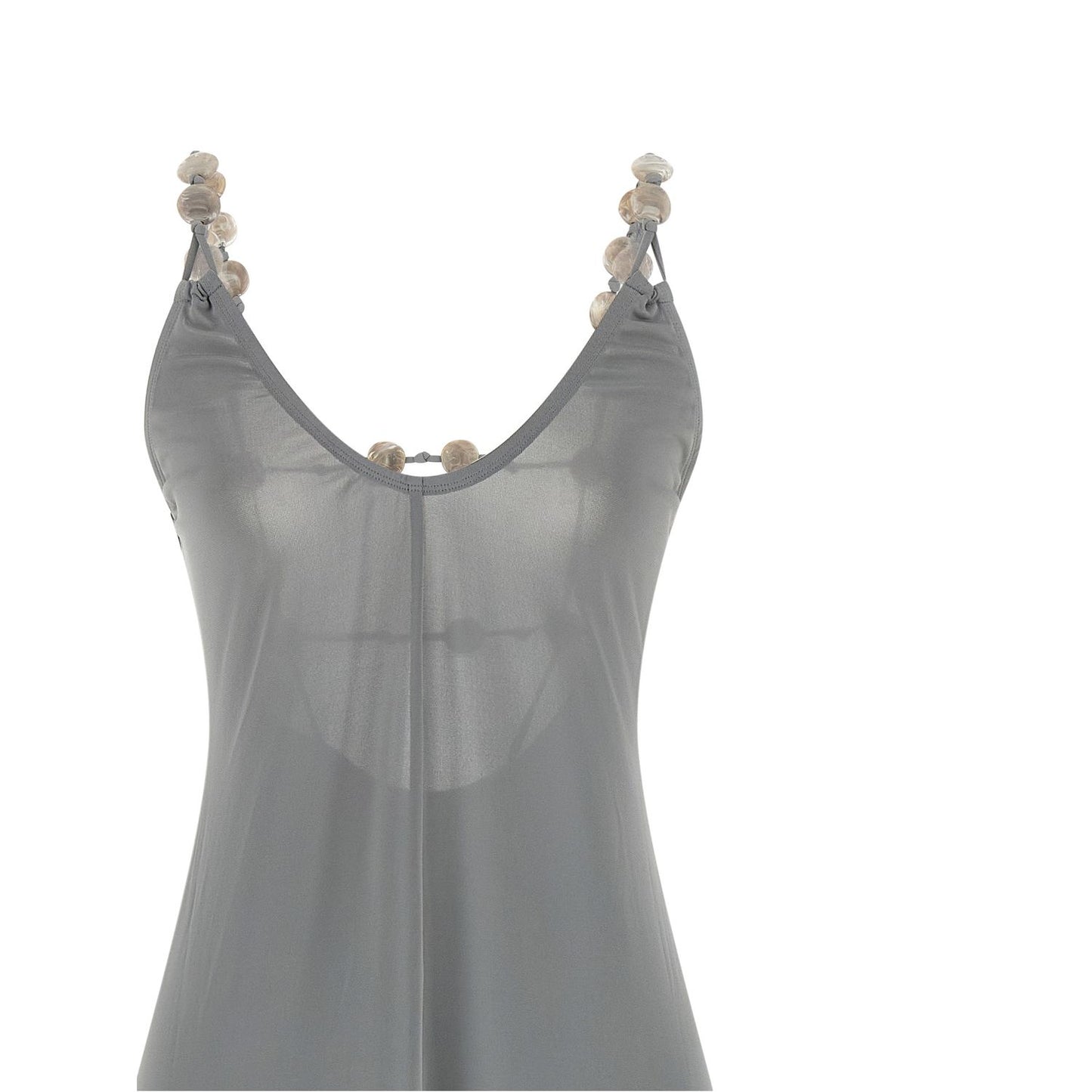 Eres Silver Polyamide Long Dress