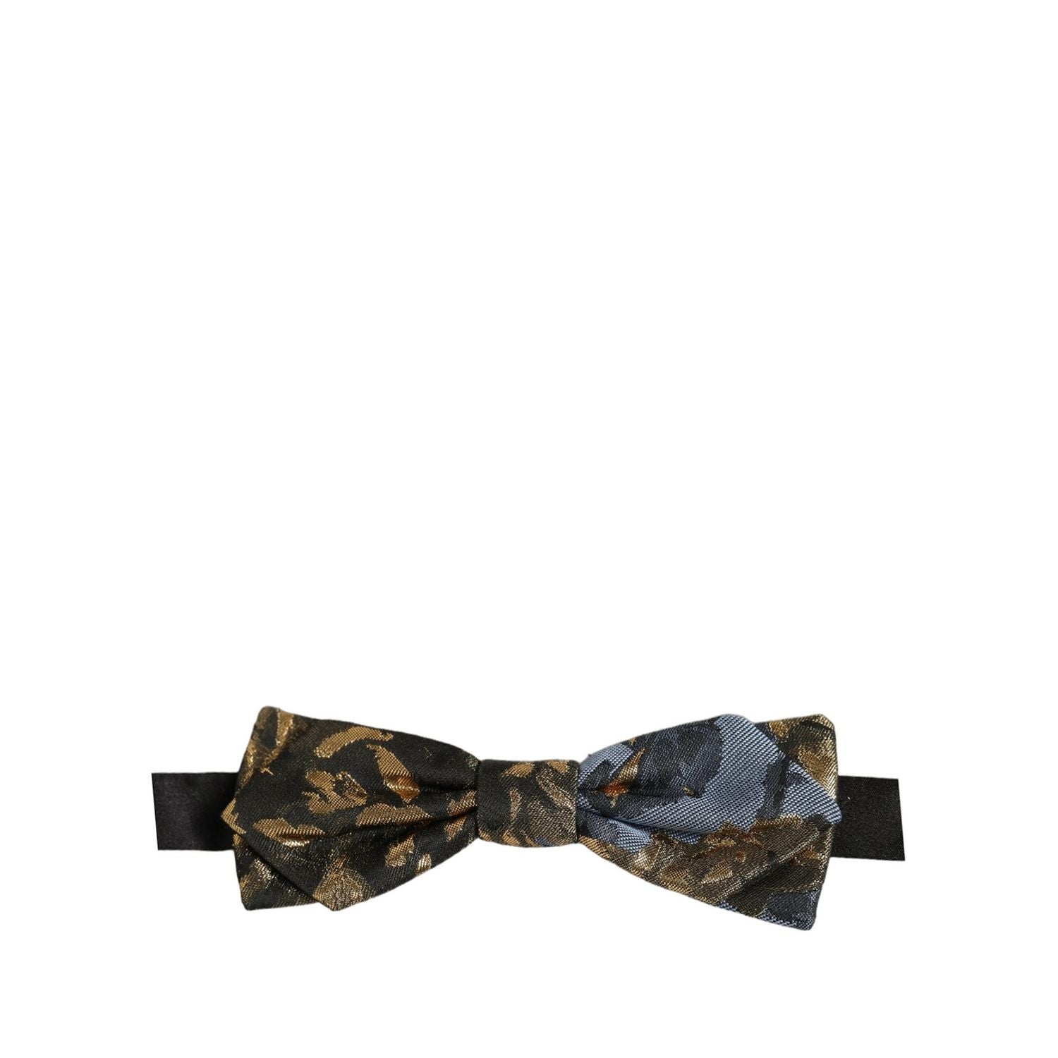 Dolce & Gabbana Men Multicolor Jacquard Adjustable Neck Bow Tie
