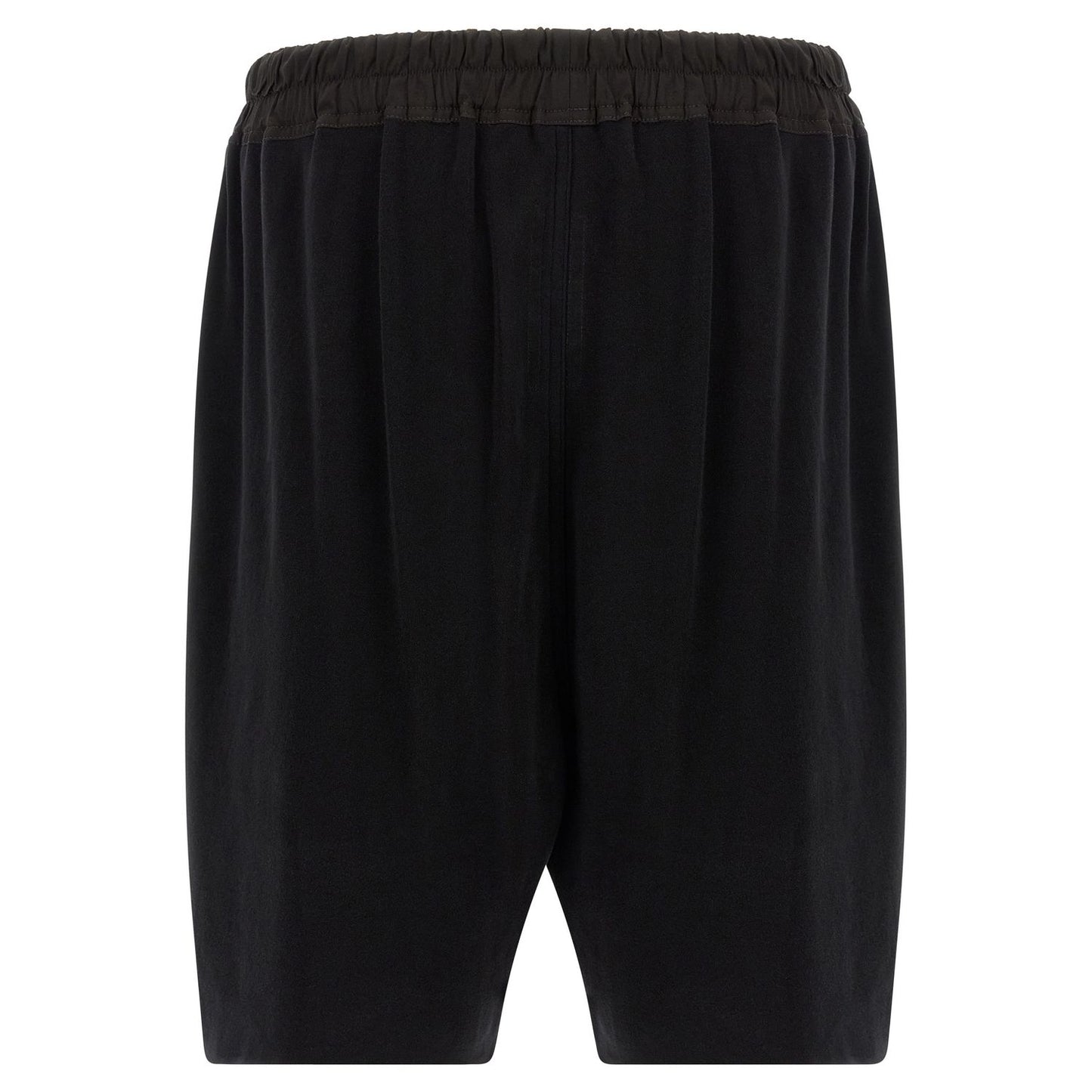Rick Owens Black Cotton Bermuda Shorts