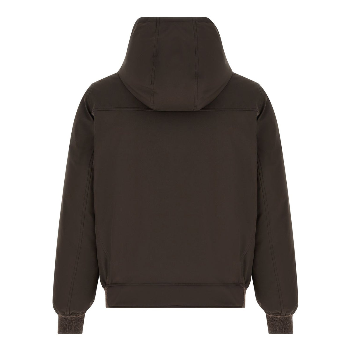 Brunello Cucinelli Brown Polyamide Full-Length Jacket