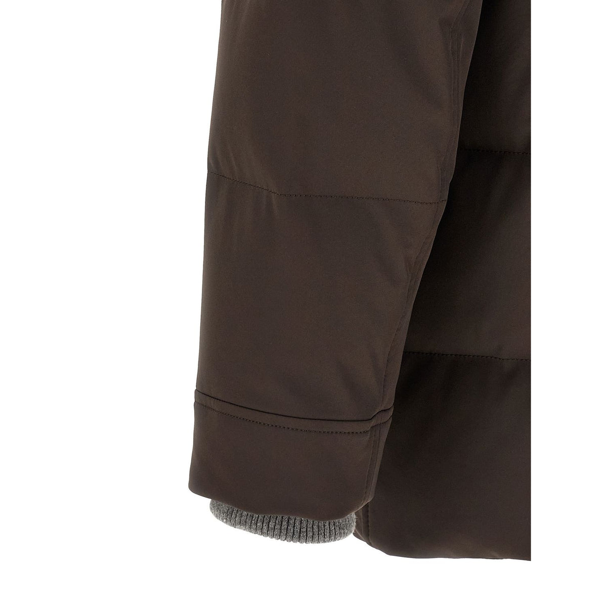 Brunello Cucinelli Brown Polyamide Parka