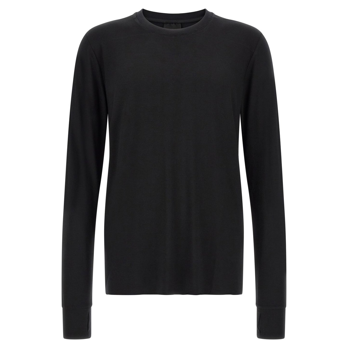 Thom Krom Black Viscose T-Shirt
