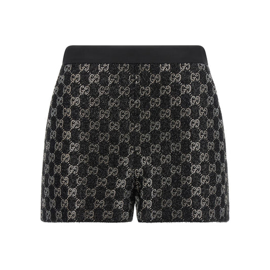 Gucci Black Viscose Short And Mini Shorts