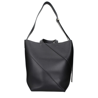 Jil Sander Black Leather Crossbody Bag