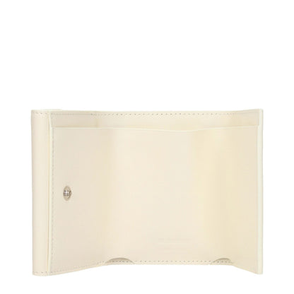 Jil Sander White Leather Wallet
