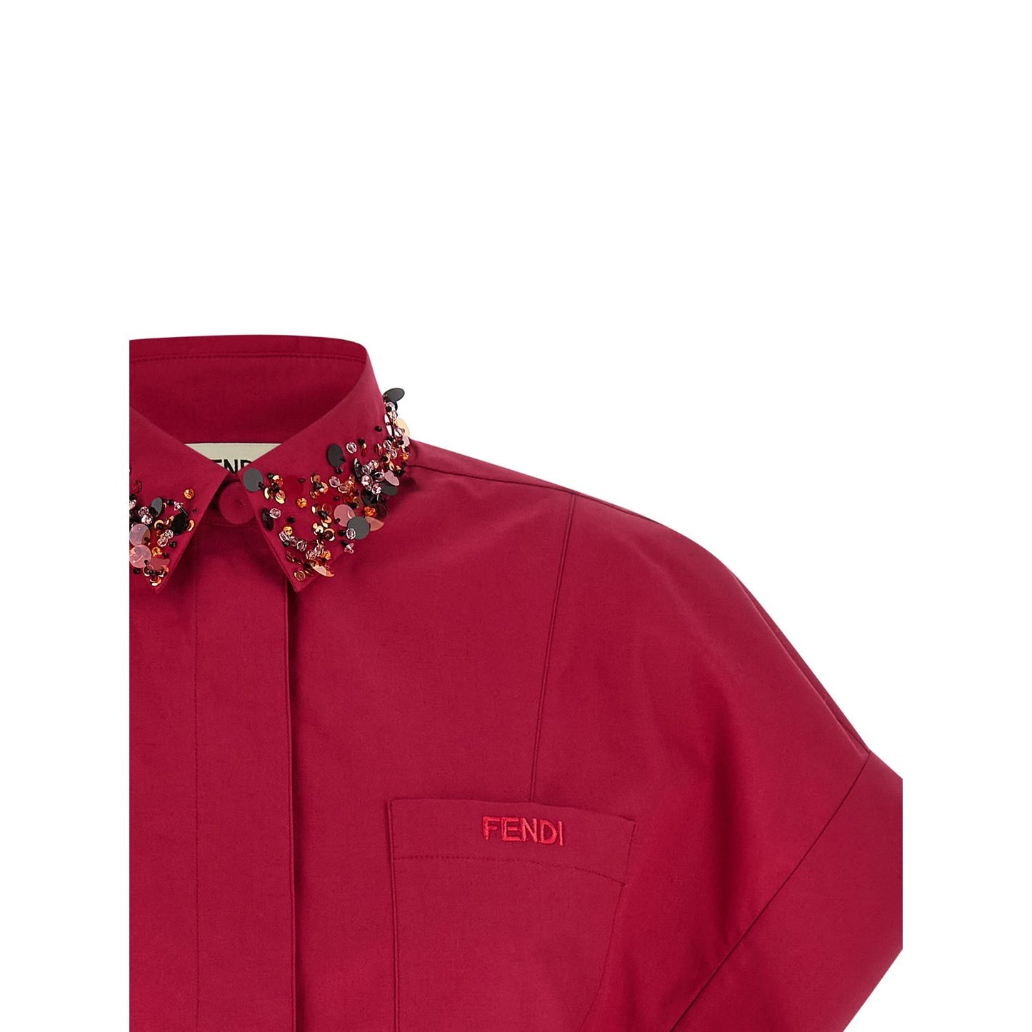 Fendi Multicolor Cotton Blouse