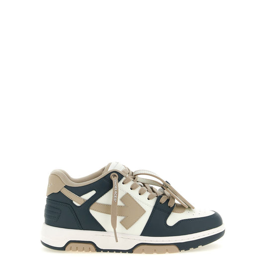 Off-White Multicolor Cowhide Low Top Sneakers