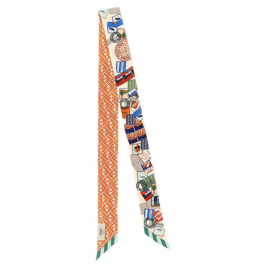 Fendi Multicolor Silk Hairband