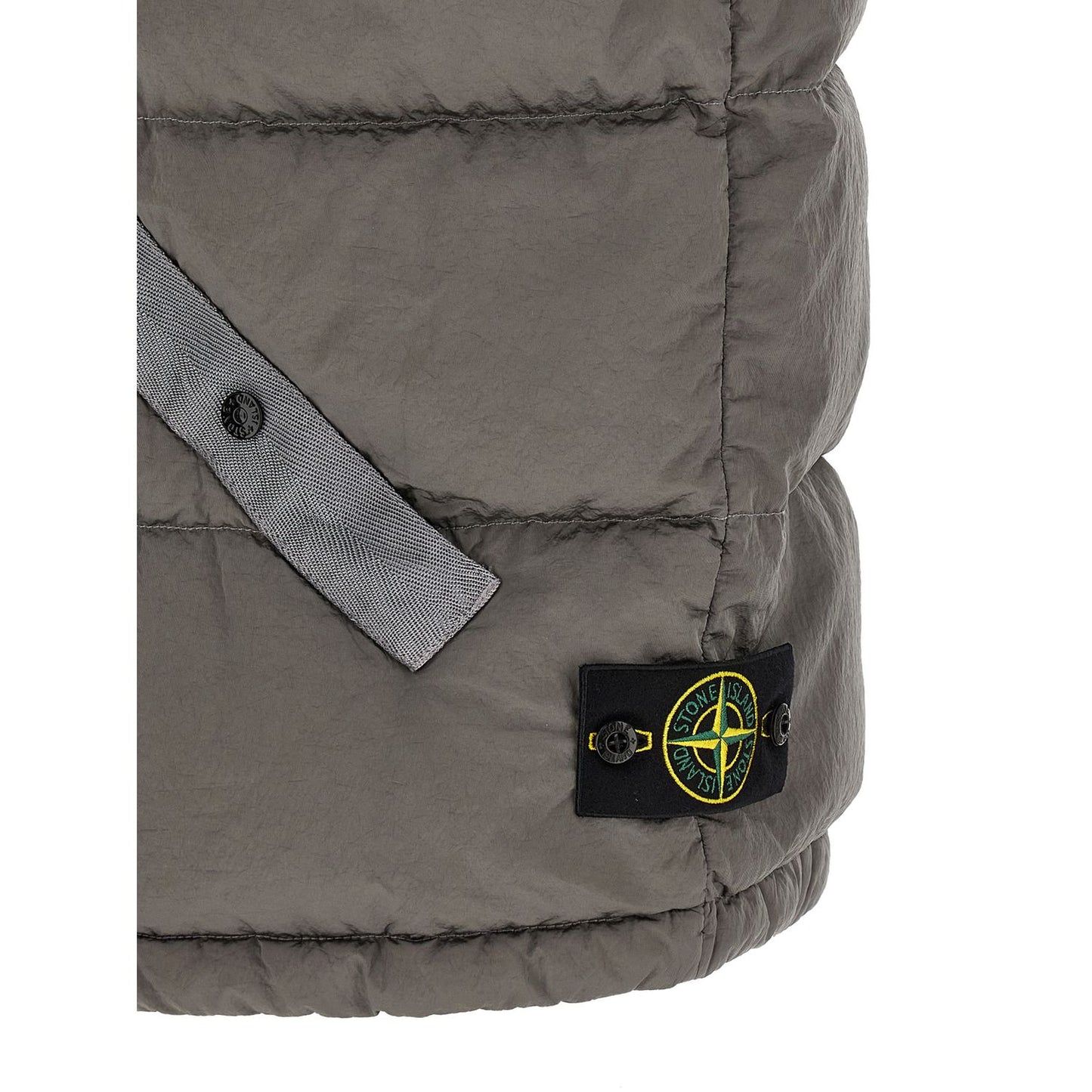Stone Island Gray Polyamide Sleeveless Jacket