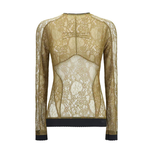The Attico Bicolor Polyamide Blouse