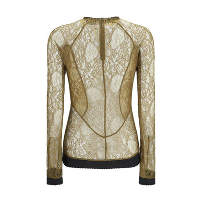 The Attico Bicolor Polyamide Blouse