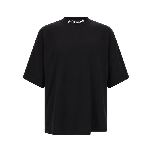 Palm Angels Black Cotton T-Shirt