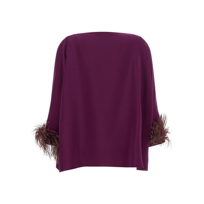 Gianluca Capannolo Purple Viscose Blouse